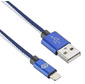 Кабель Digma LIGHT-1.2M-BL USB  (m)-Lightning  (m) 1.2м синий