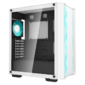 Deepcool CC560 WH V2 без БП,  боковое окно  (закаленное стекло),  3x120мм LED вентилятор спереди и 1x120мм LED вентилятор сзади,  белый,  ATX