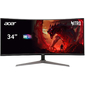 Монитор Acer ED340CUS3bmiipx 34'' 1500R,  21:9,  VA,  UHD,  1 / 4ms,  250cd,  180Hz,  HDMI,  2xDP,  SPK