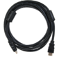 Кабель HDMI-19M --- HDMI-19M ver 2.0+3D / Ethernet, 2 фильтра 3m Telecom <TCG200F-3M>