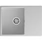 URBAN 668L gray 1-чаша+крыло 680*490мм,  монтаж: врезной,  материал: кварц,  цвет: серый