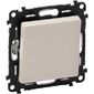 Valena LIFE. Выключатель 10АХ 250В с лицевой панелью. Безвинтовые зажимы. Слоновая кость