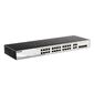 D-Link DGS-1210-28 / F3A,  L2 Smart Switch with  24 10 / 100 / 1000Base-T ports and 4 1000Base-T / SFP combo-ports.8K Mac address,  802.3x Flow Control,  256 of 802.1Q VLAN,  VID range 1-4094,  4 IP Interface,  8