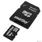 Micro SecureDigital 16Gb Smartbuy SB16GBSDCL10-01LE {Micro SDHC Class 10,  SD adapter}
