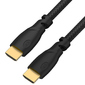 Greenconnect Кабель 1.5m HDMI версия 2.0,  HDR 4:2:2,  Ultra HD,  4K 60 fps 60Hz / 5K*30Hz,  3D,  AUDIO,  18.0 Гбит / с,  28 / 28 AWG,  OD7.3mm,  тройной экран,  черный нейлон,  GCR-HM811-1.5m