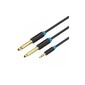 Кабель Vention аудио Jack 3, 5 mm M / 2Jack 6, 5 mm M - 1 м