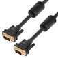 Greenconnect Кабель SVGA 7.0м чёрный,  позолоченные контакты,  ферритовые кольца,  OD8.0mm. 15M  /  15M Premium GCR-VM2VM2-7.0m,  28 / 28 AWG,  двойной экран