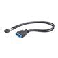 Кабель Cablexpert Внутренний USB2 - USB3 кабель,  9pin / 19pin,  0.3m  (CC-U3U2-01)