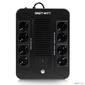 SMARTWATT UPS SAFE PRO 800 {линейно-интерактивный,  800 / 480 ВА / Вт,  напольный / настенный,  LED индикация,  Shuko CEE7 / 4 - 8 шт.  (4 шт. с резервным питанием,  4 шт. - сетевой фильтр}