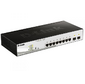 D-Link DGS-1210-10P / FL1A Управляемый коммутатор 2 уровня с 8 портами 10 / 100 / 1000Base-T и 2 портами 1000Base-X SFP  (8 портов с поддержкой PoE 802.3af / 802.3at  (30 Вт),  PoE бюджет 65 Вт)