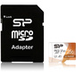 Флеш карта microSD 256GB Silicon Power Superior Pro A1 microSDXC Class 10 UHS-I U3 Colorful 100 / 80 Mb / s  (SD адаптер)