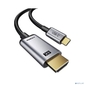 Bion Переходник USB Type-C - HDMI  (M / F),  4K@60Hz,  металлический корпус,  0.10 м