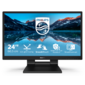 Philips LCD 23.8'' [16:9] 1920х1080 (FHD) IPS,  GLARE,  TOUCH,  250cd / m2,  H178° / V178°,  1000:1,  50M:1,  16.7M,  5ms,  VGA,  DVI,  HDMI,  DP,  USB-Hub,  Height adj,  Tilt,  Speakers,  3Y,  Black