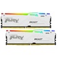 Память оперативная /  Kingston 32GB 5200MT / s DDR5 CL36 DIMM  (Kit of 2) FURY Beast White RGB EXPO