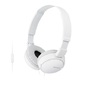 Гарнитура Sony MDR-ZX110AP White с накладными наушниками.