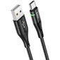 Кабель Hoco U93 Shadow Type-C USB  (m)-USB Type-C 1.2м черный коробка