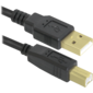 Defender 87430 Кабель USB2.0 AM-BM,  блистер,  зол.конт,  2фер.фильтра  (PROFESSIONAL SERIES),  1.8м