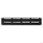 Патч-панель 19" NEOMAX [NM-PP-2U48P-UC5E-D-108-BK] 2U,  48 портов,  кат.5E,  UTP,  Dual IDC,  цвет черный