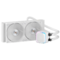 Система водяного охлаждения Ocypus Iota L24 WH,  240mm,  Display Pump,  2x120mm FDB fans,  LGA115X / 1200 / 1700 / 18XX,  AM4 / AM5
