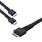 Кабель Amphenol RML80-0249 / RML42-0249 Cable OcuLink SFF8611 8i to 2x SFF8611 4i,  length= 80cm,  OEM