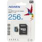 Карта памяти MICRO SDXC 256GB W / AD. AUSDX256GUICL10A1-RA1 ADATA