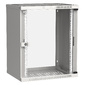 Шкаф LINEA WE 15U 600x450мм дверь стекло серый