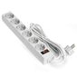 Exegate EX266866RUS Сетевой фильтр Exegate SP-6-1.5W  (6 розеток,  1.5м,  евровилка,  белый)