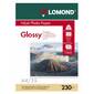 Бумага Lomond A4 230г / м2 25 л.,  глянцевая 0102049