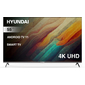 Телевизор LED Hyundai 55" H-LED55BU7006 Android TV Frameless черный 4K Ultra HD 60Hz DVB-T DVB-T2 DVB-C DVB-S DVB-S2 USB WiFi Smart TV