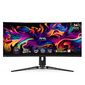 Монитор MSI MAG 341CQP QD-OLED 34.18" Black  (QD-OLED,  3440x1440,  HDMI+HDMI+DP+Type C,  USB Hub,  0.03 ms,  178° / 178°,  250 cd / m,  1500000:1,  175Hz,  Curved)