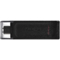 Флеш накопитель 64GB Kingston DataTraveler 70,  USB 3.0,  Черная