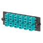 Панель Panduit  (FAP12WAQDLC) 12xLC 10Gig дуплексные  втулки из фосфористой бронзы аквамарин