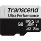 Флеш-накопитель Transcend Карта памяти Transcend 256GB UHS-I U3 microSD w /  adapter  A2 Ultra Performance R / W:160 / 125 MB / s