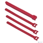 Cabeus CLAMP-210-RD Хомут для кабеля,  липучка с мягкой застежкой,  210x14 мм,  красный  (10 шт.)