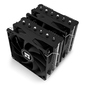 Кулер для процессора /  Thermalright Peerless Assassin 120 SE Black  (4-pin PWM,  155mm,  Ni / Cu,  6x6mm,  2x120mm,  66.17CFM,  25.6dBA,  1550RPM,  S: 1200,  1700,  1851,  115X,  AM4,  AM5,  silver,  black)