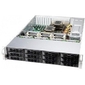 Supermicro server chassis CSE-LA26E1C4-R609LP,  2U,  12x 3.5"  (tool-less) or 2.5"  (screw) hot-swap,  12-port 2U SAS3 12Gbps,  600W RPSU