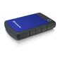 Внешний жесткий диск 1TB Transcend StoreJet 25H3B,  2.5",  USB 3.0,  резиновый противоударный,  Синий