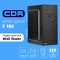 PCC-ATX-E180-USB32-USB22-WPSU Корпус ATX Miditower E180,  без БП,  2*USB 3.0,  2*USB 2.0,  HD Audio+Mic,  Black