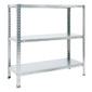 Стеллаж Практик ES 75KD пол.:3 разборная 750x750x300мм серебристый  (S24099023358)