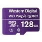 Флеш-накопитель WD Карта памяти WD Purple SC QD101 Ultra Endurance MicroSDXC WDD128G1P0C 128ГБ Class 10 UHS 1  (U1) для видеонаблюдения