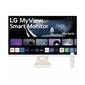 МОНИТОР 27" LG 27SR50F-W WHITE  (IPS,  1920x1080,  5 ms,  178° / 178°,  250 cd / m,  1000:1,  +2xHDMI 2.1,  +2xUSB,  +MM,  +WiFi,  +Bluetooth,  webOS)