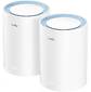 AC1200 Wi-Fi Mesh Solution 2-Pack,  Chipset MediaTek,  Dual-Band,  867Mbps at 5GHz + 300Mbps at 2.4GHz,  802.11ac / a / b / g / n,  2 Fast Ethernet Ports,  2 internal antennas,  MU-MIMO,  DDNS,  Zerotier / Wireguard / OpenVPN / IPSec / L2TP / PPTP VPN,  DNS over Cloudflare / Google / Quad9,  IPv6,  Seamless Roaming,  TR069 / TR098 / TR111 / TR181,  Cudy Mesh,  Cudy APP