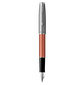 Ручка перьев. Parker Sonnet Essential SB F545 (CW2169228) LaqOrange CT F сталь нержавеющая подар.кор.