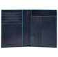 Кошелек мужской Piquadro Blue Square PU1393B2 / BLU2 темно-синий натур.кожа