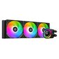 Система водяного охлаждения ID-Cooling FX360 TD ARGB Soc-AM5 / AM4 / 1200 / 1700 / 1851 черный 4-pin 27.2dB Al+Cu LCD 350W Ret