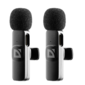 Defender Петличный микрофон Talky-138 wrls,  черный,  на прищепке,  2шт