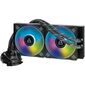 Жидкостная система охлаждения Arctic Cooling Arctic Liquid Freezer II-280  A-RGB Black Multi Compatible All-In-One CPU Water Cooler   (ACFRE00106A)