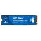 Твердотельный диск 4TB WD Blue,  NVMe,  M.2 2280,  PCI-E 4x4 [R / W - 5500 / 5000 MB / s]