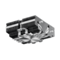 Кулер для процессора /  PCCooler S815I Low profile  (125W,  4pin PWM,  37mm,  Al / Cu,  4x6mm,  1x75mm,  51.42 CFM,  39dBA,  2000~4000 RPM,  S: LGA115X / 20XX / 1200 / 1700 / 1851 AMD3 / AMD4,  silver)