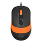 Мышь A4 Fstyler FM10 черный / оранжевый оптическая  (1000dpi) USB  (4but)